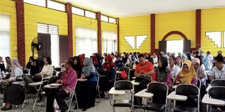 FOTO: IST/MATA KALTENG - Kegiatan Lokakarya Komunitas Belajar 2 Program Sekolah Penggerak Angkatan 2 Tahun Kedua di Aula BPG Dinas Pendidikan Kotim belum lama ini.