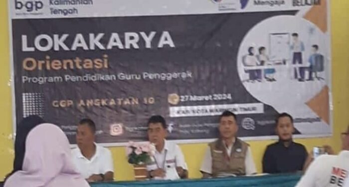 FOTO: DISDIK/MATA KALTENG - Lokakarya orientasi calon guru penggerak angkatan 10 di Kotim, 24 Maret 2024.