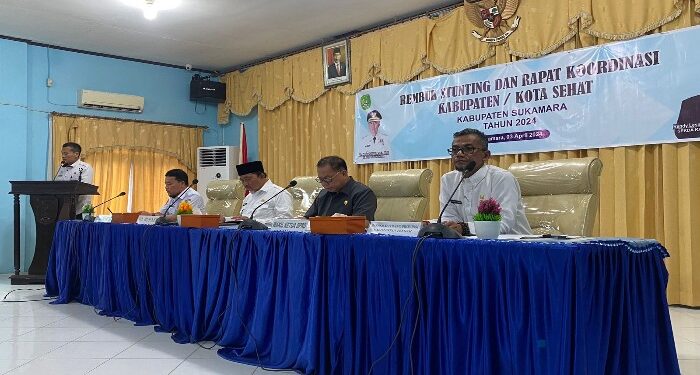 FOTO: AKH/MATAKALTENG - Rembuk stunting yang digelar Pemkab Sukamara upaya penanganan dan pencegahan stunting.