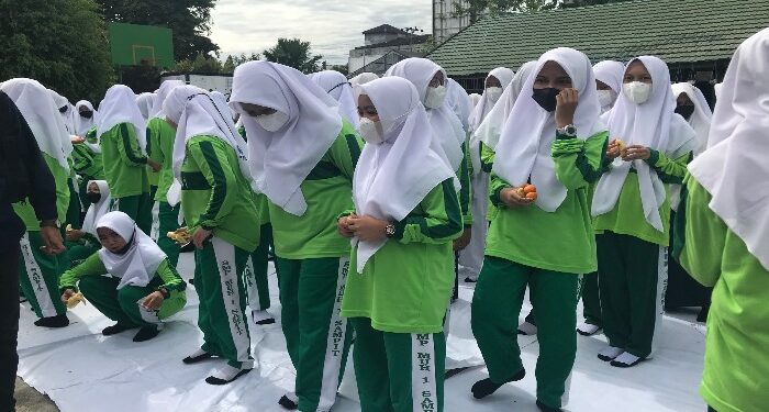 FOTO: DOK/MATA KALTENG - Sejumlah pelajar di SMP Muhammadiyah Kotim.