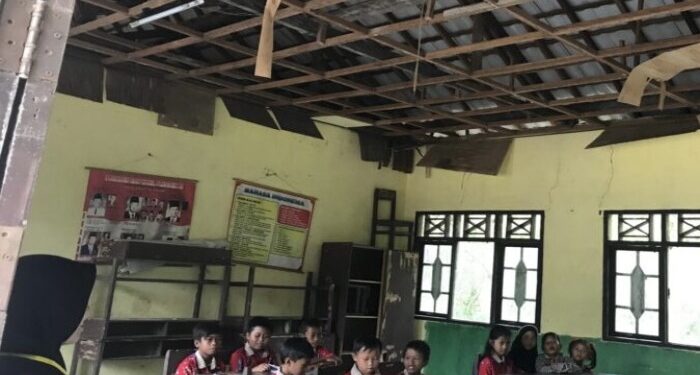 FOTO: IST/MATA KALTENG - Kondisi ruang kelas di SDN 2 Ramban, Kecamatan Mentaya Hilir Utara, Kotim.