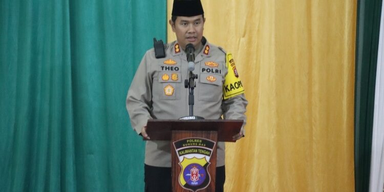 Kapolres Gumas, AKBP Theodorus Priyo Santosa.