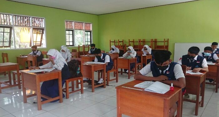 FOTO: DOK/MATA KALTENG - Suasana pembelajaran di SMPN 1 Cempaga Hulu.