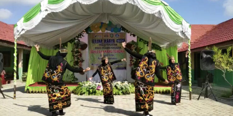 Foto: Dok/MATA KALTENG - Gelar karya p5 di SDN 2 Baamang Tengah belum lama ini.