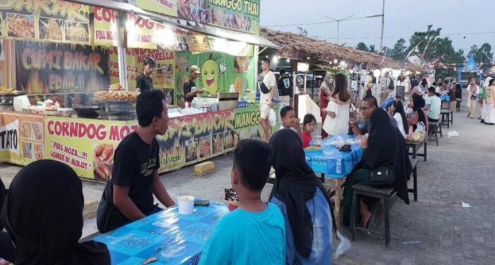 FOTO: DOK/MATA KALTENG - Bazar kuliner yang diselenggarakan di Citimall Sampit beberapa waktu lalu.