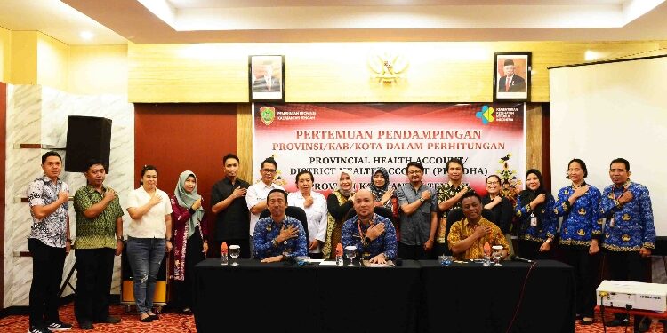 FOTO: IST/MATAKALTENG - Kegiatan Pusat Kebijakan Pembiayaan dan Desentralisasi Kesehatan (Pusjak PDK) Kementerian Kesehatan RI menggelar Pertemuan Pendampingan bagi Provinsi/Kab./Kota dalam Perhitungan Provincial Health Account/District Health Account (PHA/DHA) Provinsi Kalimantan Tengah.