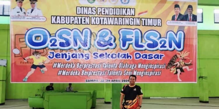 FOTO: IST/MATA KALTENG - Perisiapan pembukaan O2SN dan FLS2N jenjang SD di Kotim.