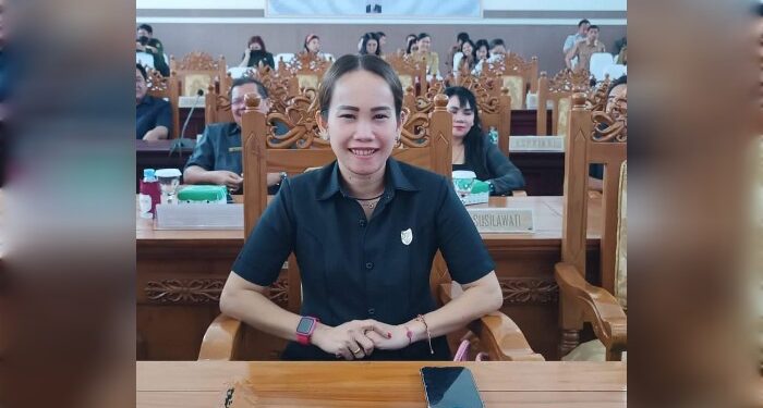 FOTO: MATAKALTENG - Anggota DPRD Kabupaten Gumas, Nomi Aprilia.