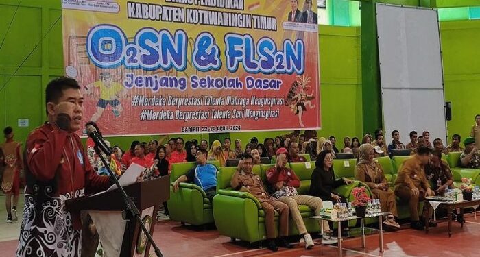 FOTO: IST/MATA KALTENG - Pelaksanaan O2SN dan FLS2N jenjang SD tingkat Kabupaten Kotim.