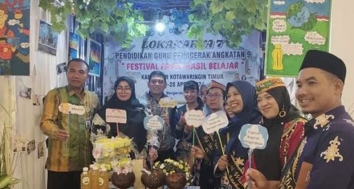 Foto: DISDIK/MATA KALTENG - Festival panen hasil belajar dalam lokakarya 7 pendidikan guru penggerak angkatan 9 di Kotim, 28 April 2024.