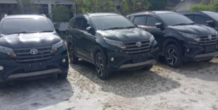 FOTO : BKAD GUMAS/MATA KALTENG - Kendaraan dinas terparkir di kantor BKAD setempat, Selasa, 30 April 2024.