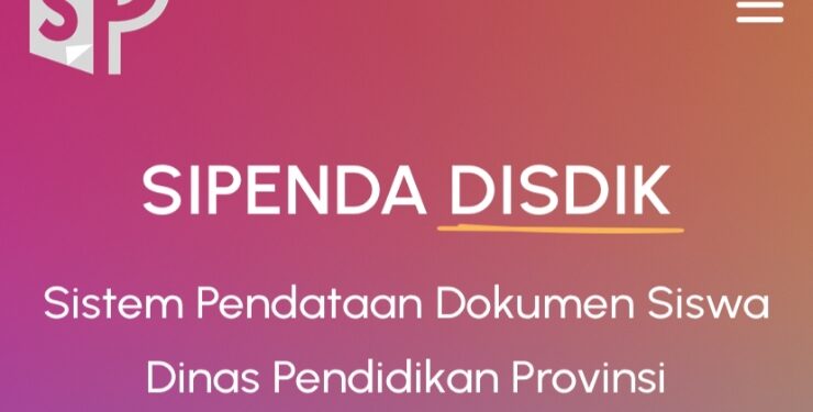 Aplikasi SIPENDA DISDIK Kalteng