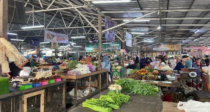 Foto:DIAN/MATA KALTENG - Suasana pasar Al Kamal, Sampit.