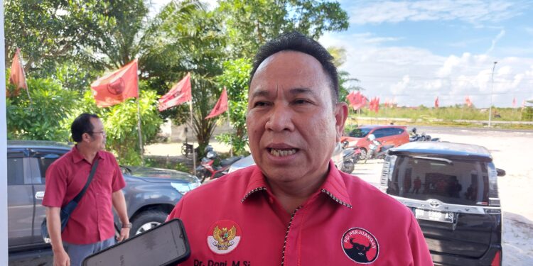 FOTO: RZL/MATAKALTENG - Ketua DPC PDI Perjuangan Kabupaten Murung Raya, Doni.