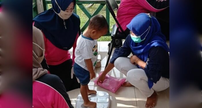 Foto: DOK/MATA KALTENG - Kegiatan posyandu bayi dan balita Puskesmas Ujung Pandaran.
