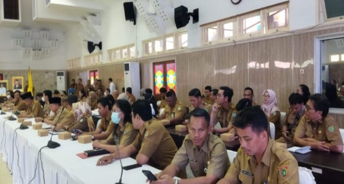 FOTO: IST/MATA KALTENG - Bimbingan teknis untuk penyusunan arsitektur dan peta rencana Sistem Pemerintah Berbasis Elektronik (SPBE) di pemerintah daerah Provinsi Kalimantan Tengah yang diikuti pemerintah Kotim beberapa waktu lalu.
