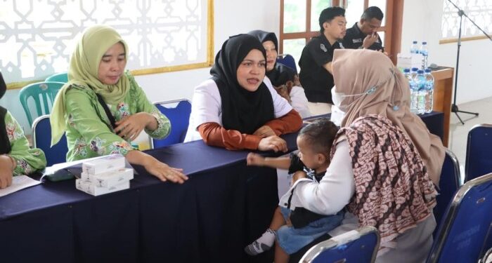 Foto: AKH/MATAKALTENG - Kegiatan Gebyar posyandu presisi yang digelar Polres Sukamara.