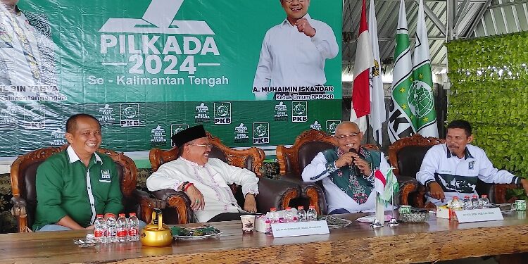 FOTO: IST/MATAKALTENG - Sekda Kalteng, H Nuryakin dan Ketua DPW PKB Kalimantan Tengah, Habib Ismail Bin Yahya.