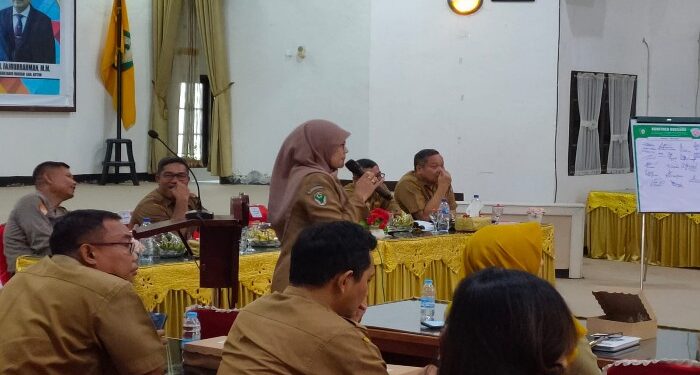 FOTO: MATAKALTENG - Rapat penanganan stunting Pemkab Kotim, belum lama ini.
