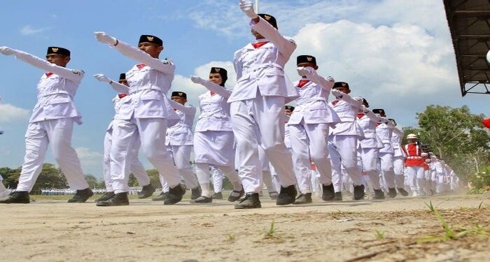 FOTO: MATAKALTENG - Ilustrasi Paskibraka Kabupaten Kotim beberapa waktu lalu.