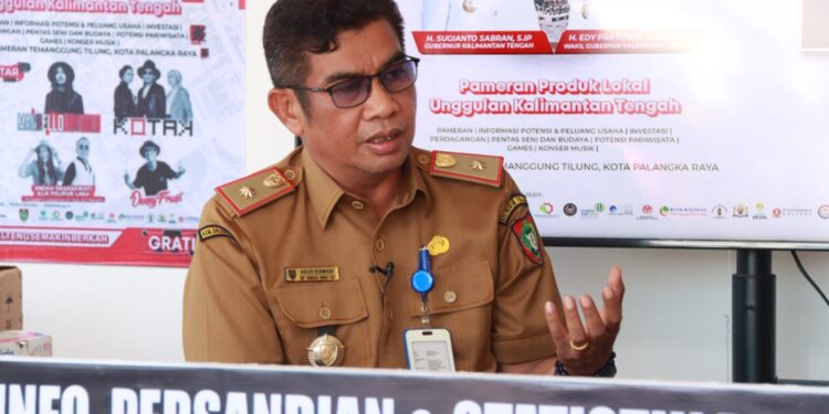 Kepala Dinas Diskominfosantik Kalteng Agus Siswadi.