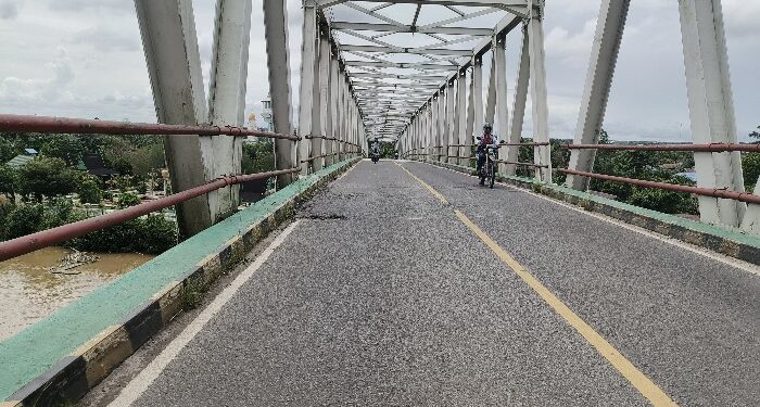 FOTO : MATAKALTENG - Jembatan Sei Katingan, dokumentasi dari Kementerian PUPR Direktor Jenderal Bina Marga Balai Pelaksanaan Jalan Nasional Kalteng.