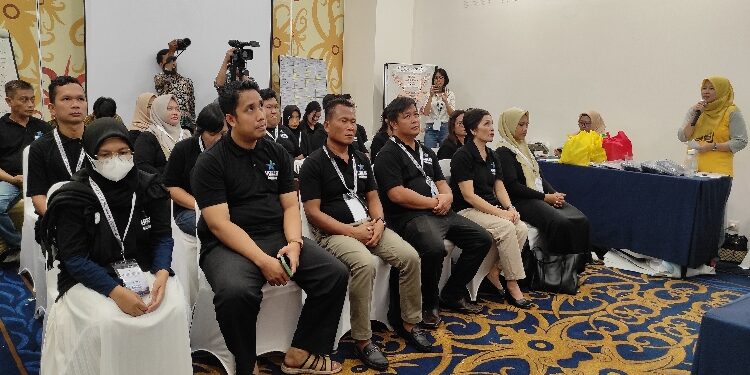 FOTO: OLIVIA/MATAKALTENG - Kegiatan Bimbingan Teknis Strategi Pengembangan Perpustakaan dan Teknologi Informasi Komunikasi dan Bimbingan Teknis Pengelola Perpustakaan Umum Tahun 2024.