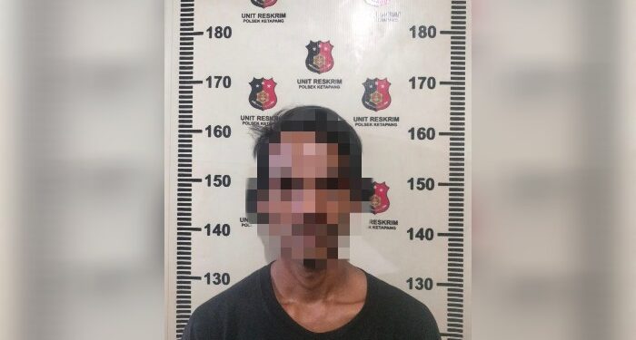 FOTO: IST/MATAKALTENG - ZK Pelaku Curanmor saat diamankan di Mapolsek Ketapang.