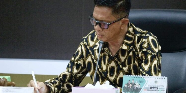 Wakil Ketua I DPRD Seruyan, Bambang Yantoko.