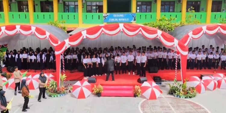 FOTO: IST/MATA KALTENG - Gebyar Talenta di SMPN 1 Sampit belum lama ini.