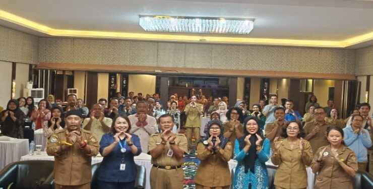 FOTO : IST/MATAKALTENG - Koordinasi dan Sosialisasi terkait Komunikasi, Informasi dan Edukasi (KIE) Standar Keamanan dan Mutu Pangan.