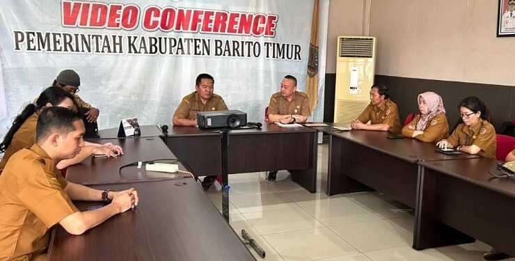 FOTO : IST/MATAKALTENG - Kegiatan Entry Meeting Pengawasan Penyelenggaraan Pemerintah Daerah Kabupaten Barito Timur.