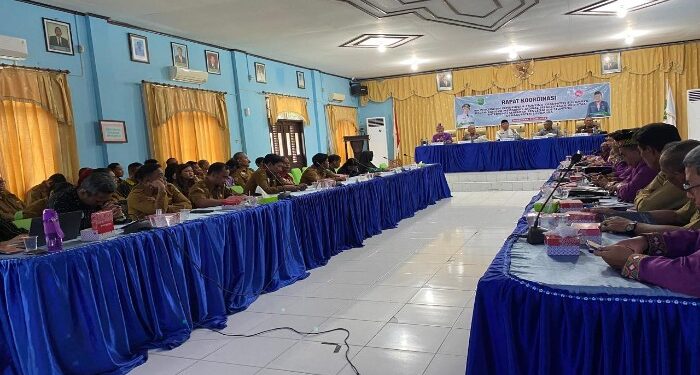 Foto : AKH/MATAKALTENG - Rapat koordinasi yang digelar untuk percepatan penanganan stunting.