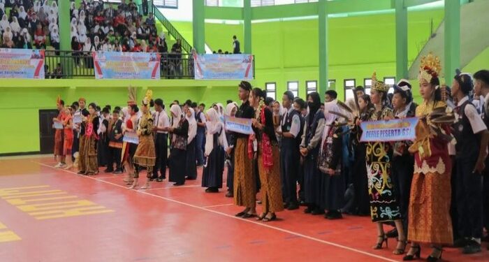 FOTO: IST/MATA KALTENG - Peserta GSI saat mengikuti parade pembukaan, 28 Mei 2024.
