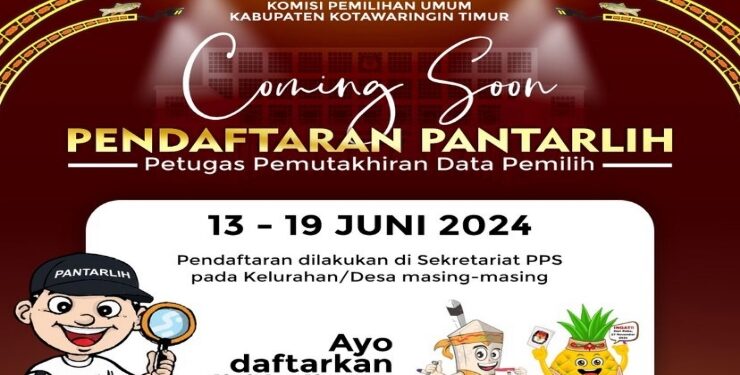 Jadwal pendaftaran Pantarlih Pilkada Kotim 2024