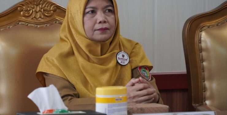 Asisten Ekbang Setda Prov Kalteng Sri Widanarni hadiri Rakor Pengendalian Inflasi Daerah Tahun 2024 secara virtual
