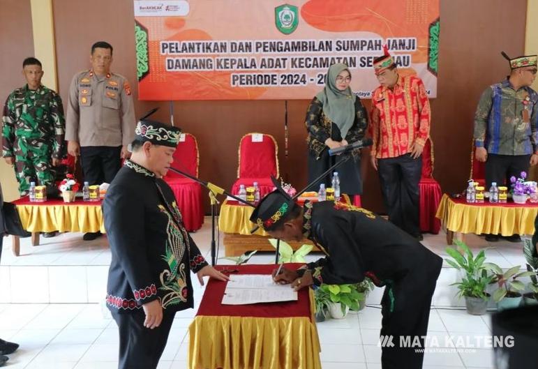 Harapkan Damang yang Baru Dilantik Pahami Peran Strategisnya