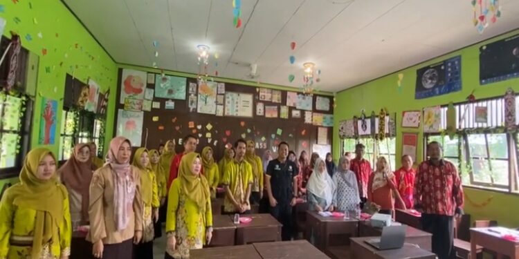 FOTO : IST/MATA KALTENG - Sosialisasi rencana pelaksanaan MPLS berorientasi transisi PAUD ke SD yang menyenangkan di Kecamatan Kota Besi.