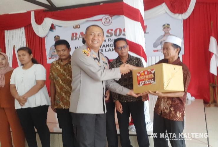 Jelang HUT Bhayangkara Ke – 78, Polres Lamandau Gelar Zoom Meeting dan Baksos