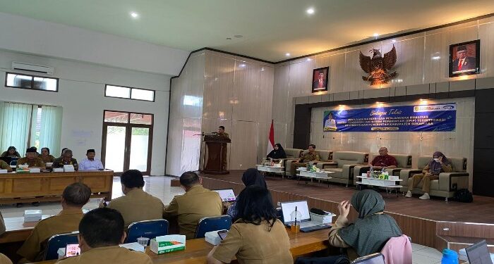 Foto : AKH/MATAKALTENG - Bimtek SPIP yang digelar di Aula Kantor BPKAD Sukamara.