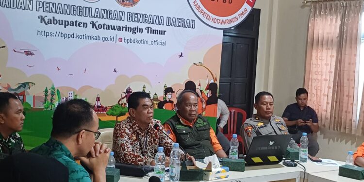 FOTO : IST/MATAKALTENG - Rapat penetapan status karhutla di Kotim, Kamis 4 Juli 2024.