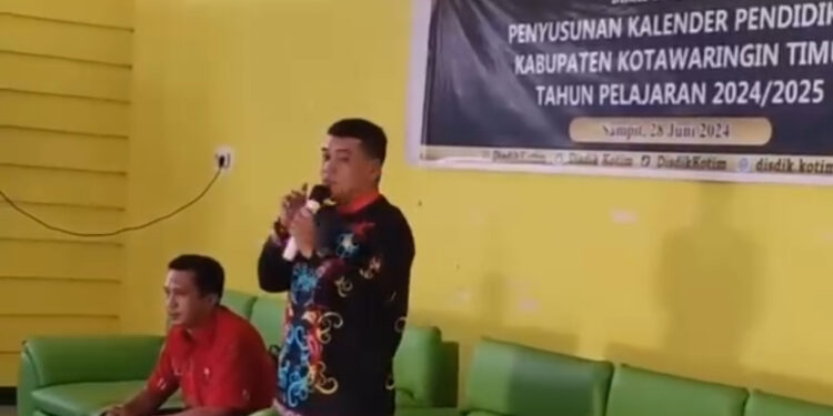 Foto: MATA KALTENG - Kepala Disdik Kotim, Muhammad Irfansyah.