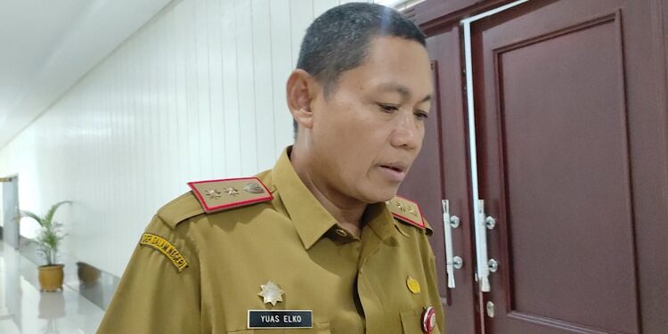 Staf Ahli Gubernur Kalteng bidang Ekonomi, Keuangan dan Pembangunan, Yuas Elko.