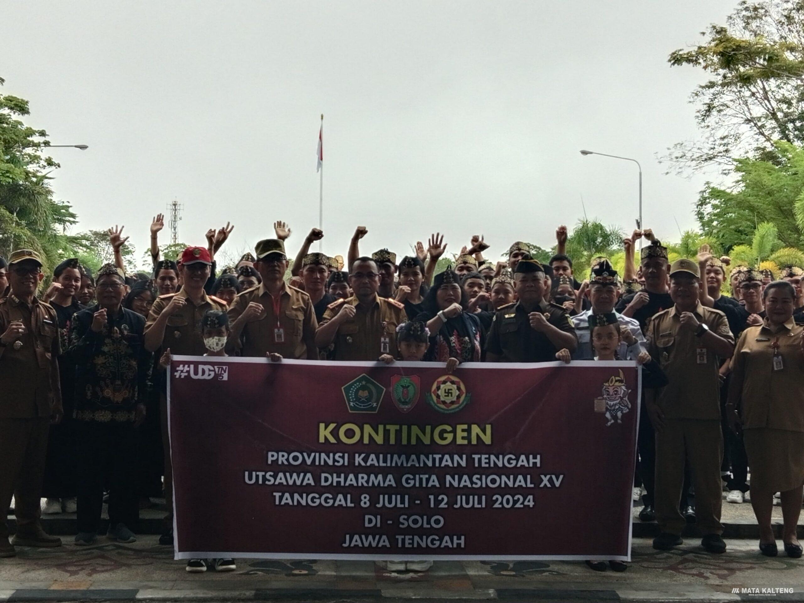 Kontingen Kalteng Mengikuti Utsawa Dharmagita Tingkat Nasional XV di Surakarta