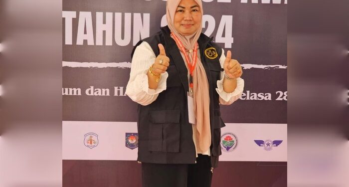 FOTO: MATAKALTENG - Lurah Panarung, Evi Kahayanti.