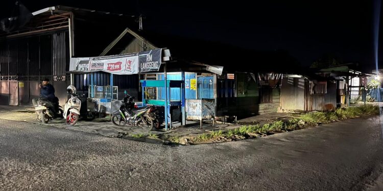 FOTO: AGUS/MATA KALTENG - Tempat kejadian laka lantas motor supra. Kamis, 11 Juli 2024.