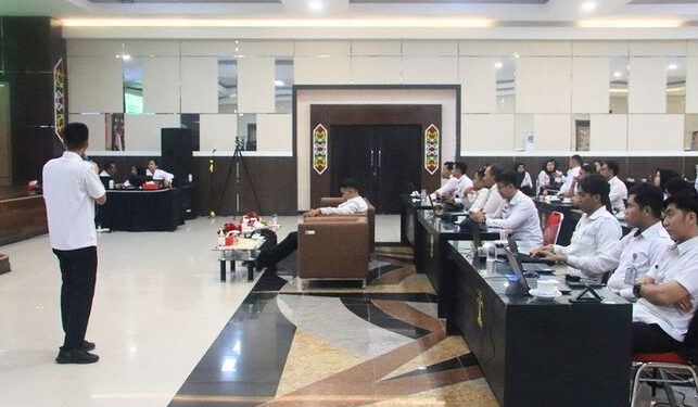 Foto: IST/MATA KALTENG - Bimtek Database Permasyarakatan yang digelar Kantor Wilayah (Kanwil) Kementerian Hukum dan HAM (Kemenkumham) Kateng, 12 Juli 2024.