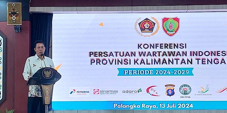 M. Zainal Ketua PWI Kalteng terpilih periode 2024 -2029.