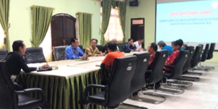 FOTO: IST/MATA KALTENG - FGD Penyusunan road map banjir di Kotim.