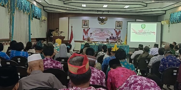 FOTO : DEVIANA/MATAKALTENG - Kegiatan Sosialisasi Kerukunan Umat Beragama di Kotim tahun 2024, Senin 15 Juli 2024.